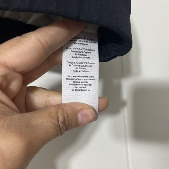 ALO YOGA WOMENS HALF MOON SPORTS BRA IN BLACK SIZE SMALL EUC - Picture 6 of 8